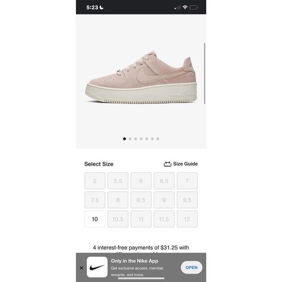 ❗️$130 mens AF1 NEW ❗️PINK❗️ - Picture 9 of 9